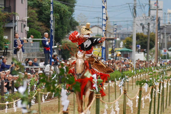 流鏑馬道・射手塚